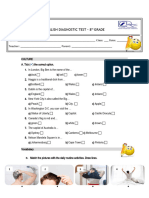 Diagnostic Test - Year 8