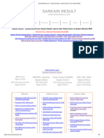 Sarkari Results, Latest Online Form - Result 2024