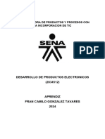 Informe Mejora de Productos y Procesos Con La Incorporacion de Tic