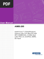 AIMB-285 User Manual Ed.1