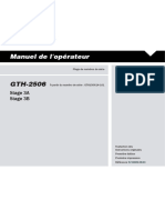 Manuel de L'opérateur: Stage 3A Stage 3B