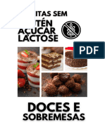 Doces e Sobremesas Sem Glúten, Açúcar e Lactose