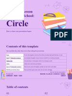 Geometry Lesson For Middle School Circle