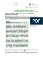 Using An Exploratory Sequential Mixed Methods Design To