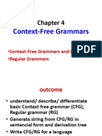 Chapter4 - New Context Free Grammar (CFG)