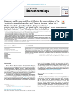 Diagnosis and Treatment of Pleural Effusion. Recommendations of The Spanish Society of Pulmonology and Thoracic Surgery. Update 2022