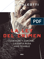 Libro - La Ley Del Crimen. - Los Vori V Zakone. - La Mafia Rusa Más Temible - Mark Galeotti