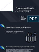 Presentación de Electrotecnia