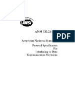 ANSI-C12.22-2008 Protocol Specification For Interfacing To Data Communication Networks