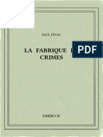 Feval Paul - La Fabrique de Crimes