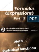 DAX Formulas