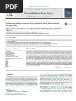 Preliminary Study On Marine Debris Pollution Along Marina Beach, Chennai, India