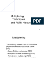 Multiplexing Techniques and PSTN Hierarchy