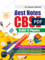 Class 12 Physics 2023-24 Notes Chapter 2 - Electrostatic Potential and Capacitance