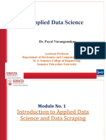 1.2 Introduction To Applied Data Science