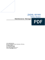 ZXDSL 931wii Vdsl2 Manual