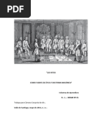 Rituales Como Fuente de Etica y Doctrina Masonica
