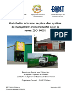 Mise en Place SME Selon Iso14001