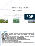 Réseaux D'irrigation Par Aspersion - 2023-2024