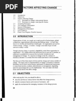 Unit 2: Factors Affecting Change: Structure