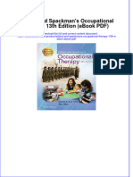 Ebook Download Willard and Spackman's Occupational Therapy 13th Edition (Ebook PDF) All Chapter