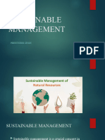 Sustainable Management