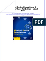 Ebook Download Medical Device Regulations: A Complete Guide 1st Edition - Ebook PDF All Chapter