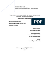 Perdida Dentaria en Personas Mayores y Su Relacion Con Incomodidad