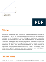 Vehicle Routing Problem With Time Windows Using Multi Objective Genetic Algorithm