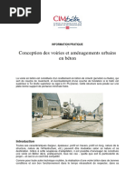 Conception Des Voiries Et Aménagements Urbains en Béton