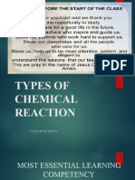 Week6 Day 1 Types of Chemical Reaction