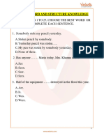 IEO English Sample Paper 1 For Class 7