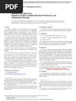 D3723-17 Standard Test Method For Pigment Content of Water-Emulsion Paints by Low-Temperature Ashing