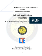 IOT and Applications - Lab Manual