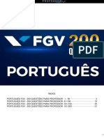 Português FGV - 200 Questões para Professor - Professor Online