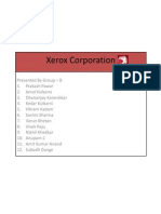 Xerox Corporation - Case Study