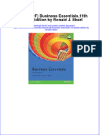 Ebook Download (Ebook PDF) Business Essentials, 11th Global Edition by Ronald J. Ebert All Chapter