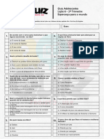 Quiz ULB 2024 - Lição 8 - Adolescentes