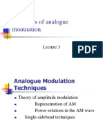 Principles of Analogue Modulation