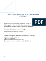 Cahier de Charge