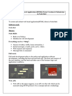 Web Based Application (HTML) Form Creation & Submission in Node-Red