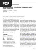 Hypericum Perforatum Plant Cells Reduce Agrobacterium Viability