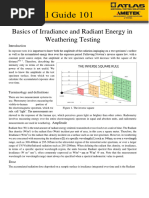 101 - Basics of Irradiance in Weathering Testing 2018