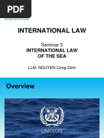 Seminar 5 - IL of The Sea - International Law