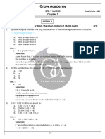 7th Maths CH 1 Integer - Solution