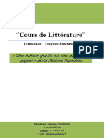 Cours de Littérature TLL