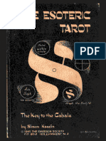 Simon Kasdin - The Esoteric Tarot - The Key To The Cabala-The Emerson Society (1965) OPT