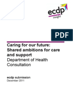 Caring For Our Future - Ecdp Response