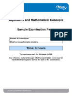 AMC Sample Exam QP