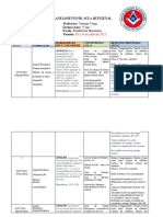 PLANEJAMENTO DE AULA QUINZENAL 03 A 14 de Julho